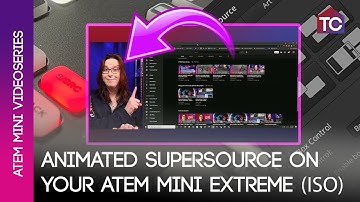 Animating SuperSource transitions with the ATEM Mini Extreme using the macro buttons