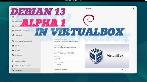 Install Debian 13 Trixie on Virtualbox