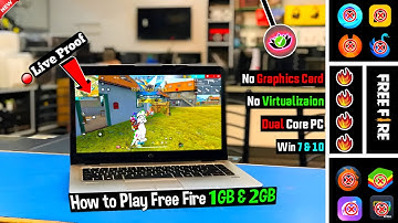 How To Play FreeFire In 1GB Ram/2GB Ram PC Without GPU & VT (Biometrix OS)