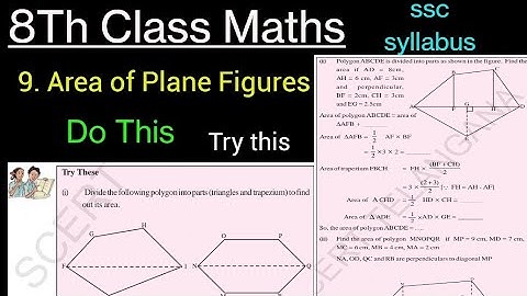 8th Class Maths//Chapter-9//Area of Plane Figures// Do This Try this Part-5//ssc syllabus In Telugu