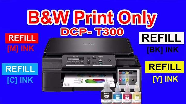 Brother dcp-t300 ม นข น cannot print