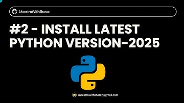 #2 Install the latest python version of the year 2025