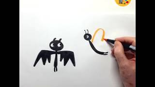 Learn How to Draw Bat and Butt from Bob Goes POP with Marion Deuchars