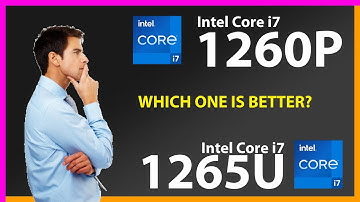 INTEL Core i7 1260P vs INTEL Core i7 1265U Technical Comparison