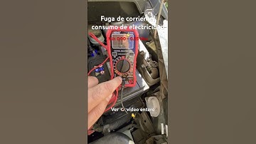 fuga de corriente|consumo de electricidad ⚡️ coche 🚗
