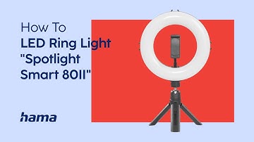 Hama LED Ring Light "Spotlight Smart 80 II"