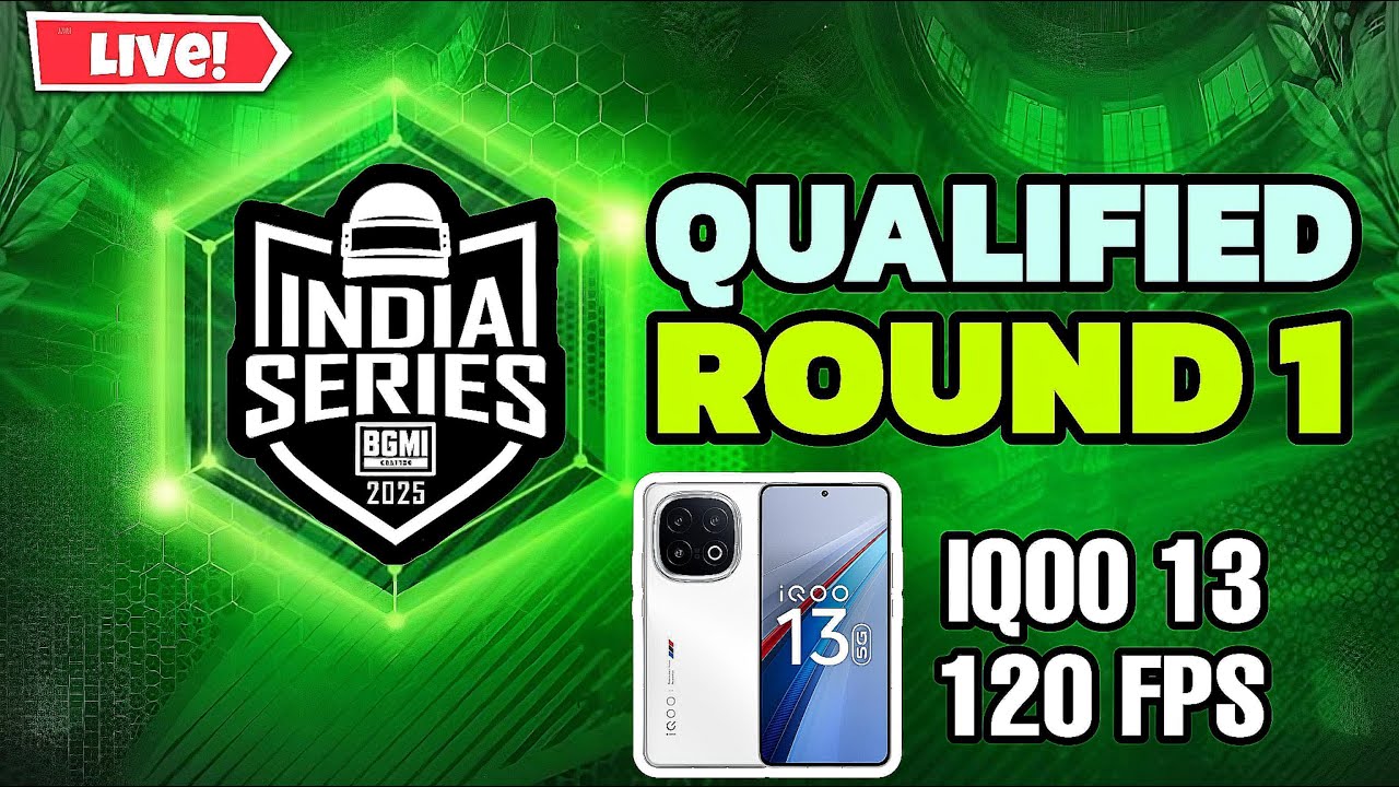 BGMI LIVE 🔥 BGIS ROUND 1 TOMORROW 🥵 BGMI GAMEPLAY 😎 IQOO 13 BGMI TEST ...