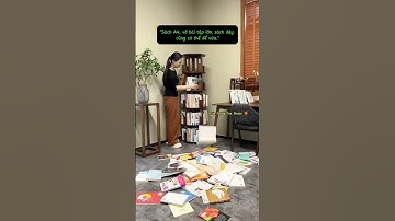 Kệ sách xoay 360 độ để được hơn 300 cuốn sách