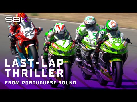 Epic WorldSSP300 final lap showdown with huge title race twists! ? | 2024 #PortugueseWorldSBK ??
