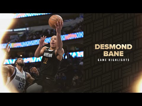 Desmond Bane Highlights | Memphis Grizzlies vs Dallas Mavericks