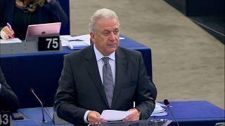 Closing remarks by Commissioner Avramopoulos to the EP Plenary on the Entry/Exit System