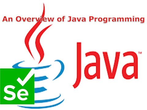 4. Selenium Tutorial - II. Java for Selenium - 2. An Overview of Java Programming