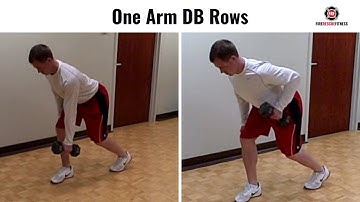 One Arm DB Rows (staggered stance)