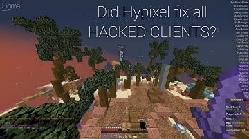 Did Hypixel patch all hacked clients?