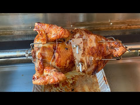 Kako ispeci Curku, Tuku na Raznju | Spit Roasted Turkey