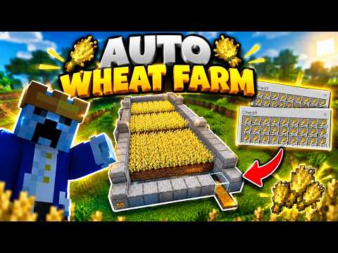 Easy Automatic Wheat Farm Tutorial in Minecraft 1.21 | Java & Bedrock