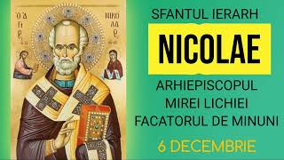 Sfantul Ierarh Nicolae, Arhiepiscopul Mirei Lichiei , Facatorul De Minuni - 6 Decembrie
