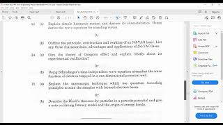 PY3151 - Engineering Physics - Model Paper 1