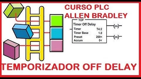 09 Curso de Programación de PLCs | Programación PLC Allen Bradley| Temporizadores| OFF DELAY