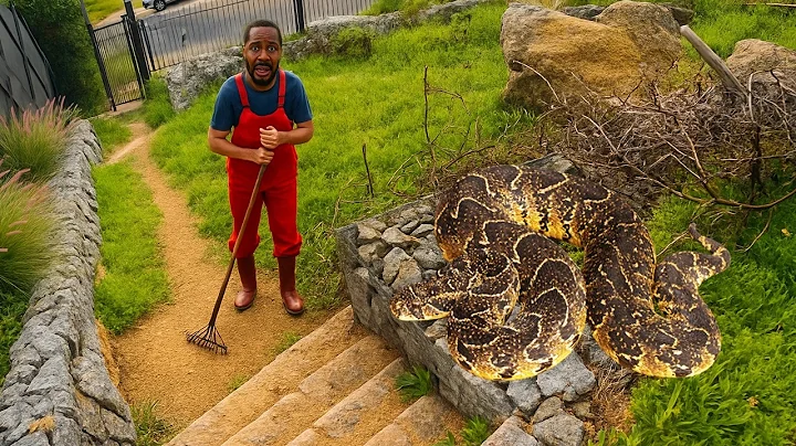 Deadly Snake In His Yard
