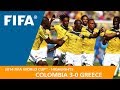 Colombia v Greece  2014 FIFA World Cup  Match Highlights ...