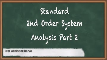 Deep Dive Into Standard 2nd Order System Analysis: GATE Control System | Part 2