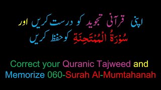 Memorize 060-Surah Al-Mumtahanah (complete) (10-times) Repetition