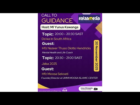 Call To Guidance Da Wa In South Africa