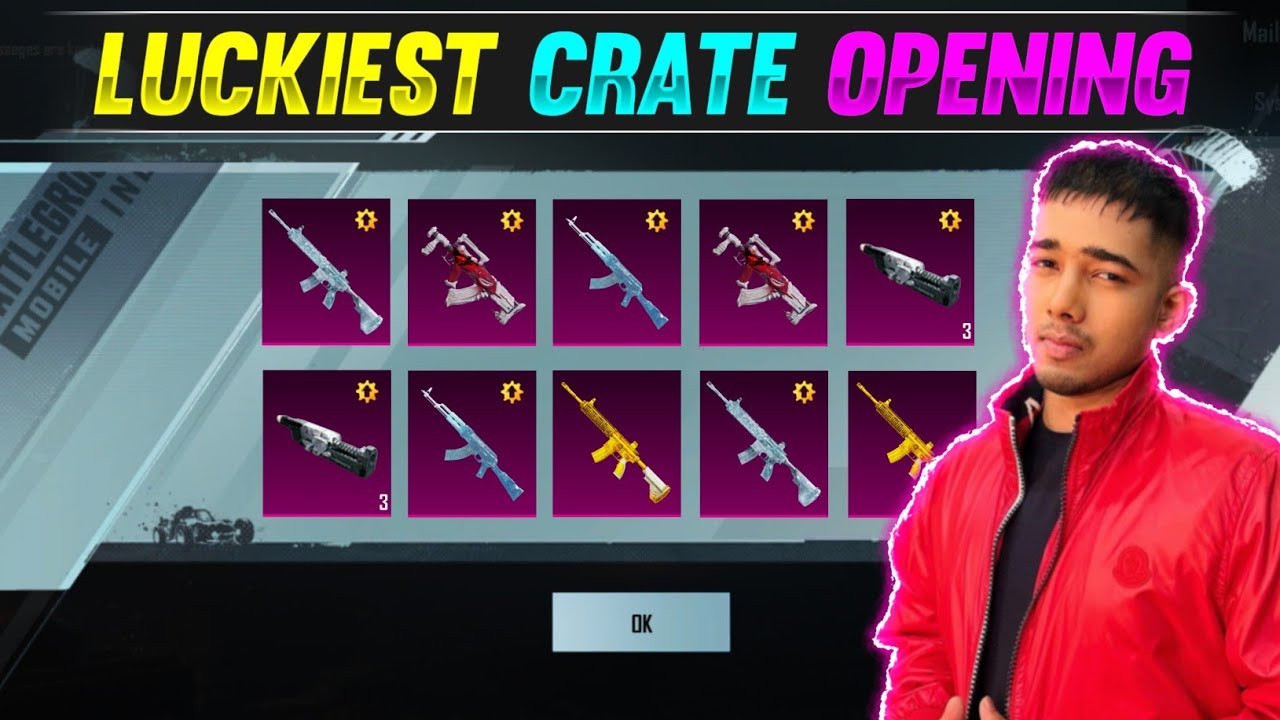 Top 15 YouTubers Luckiest Crate Opening 🤯|| Crate Opening PUBG/BGMI || Scout, Dynamo, Paras Official