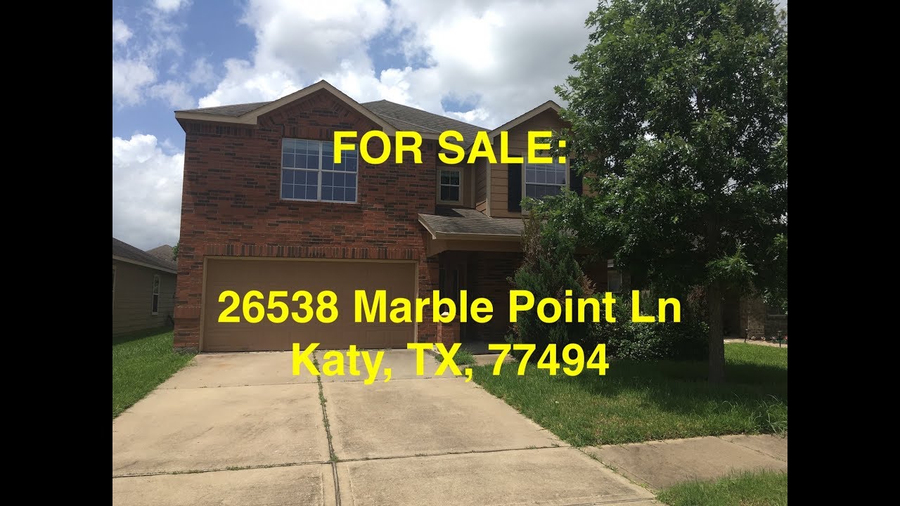 Katy HUD Homes HUD King tours 26538 Marble Point Ln YouTube