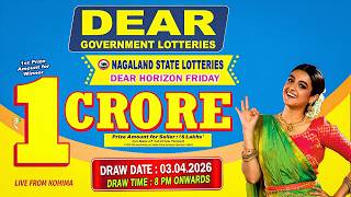 LIVE: DEAR 8PM LIVE DRAW TODAY 03.04.2026 | HORIZON FRIDAY WEEKLY LIVE LIVE: DEAR 8PM LIVE DRAW TODAY 03.04.2026 | HORIZON FRIDAY WEEKLY LIVE
