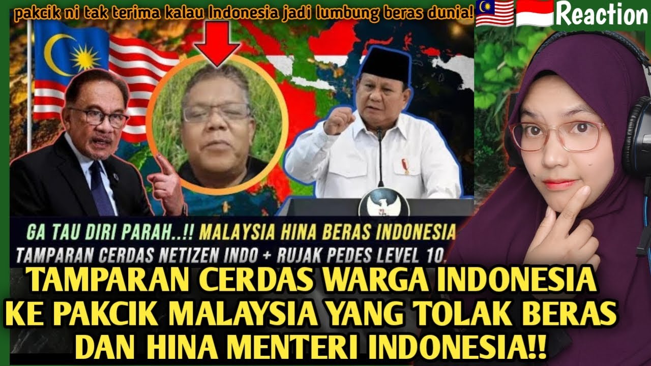 🇲🇾🇮🇩Parah😱❗ORG MALAYSIA INI TOLAK BERAS & HINA MENTERI INDONESIA❗WARGA INDONESIA BAGI BALASAN CERDAS
