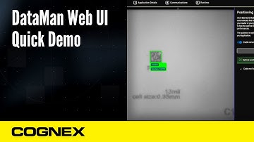 DataMan 290/390 Web User Interface: Quick Demo | Cognex Support