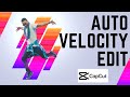 Auto Velocity Edit On CapCut Apps