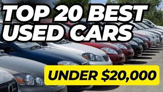 Top 20 BEST Used Cars UNDER $20,000