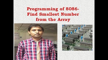8086 Programming- Smallest Number from the Array