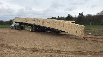 Unloading the trusses