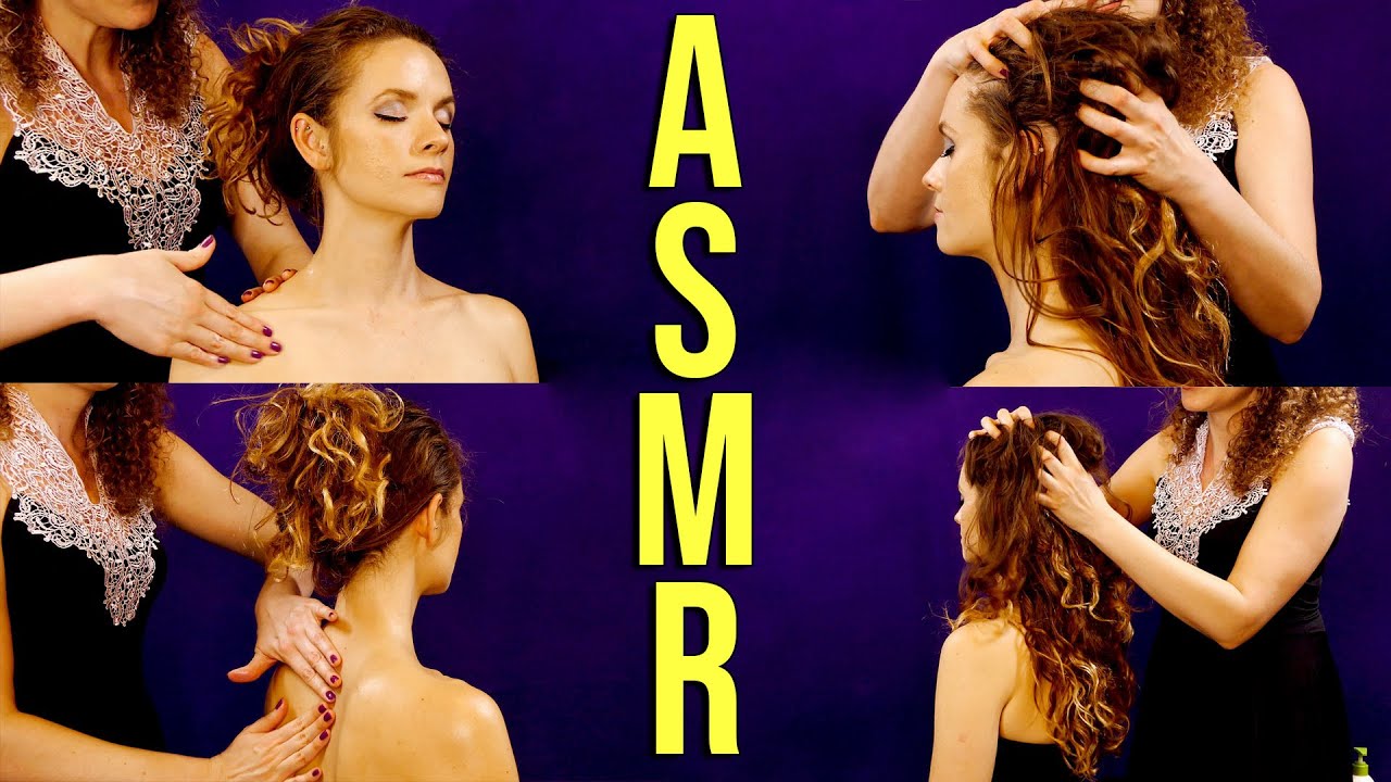 ASMR Scalp, Neck, Shoulders & Head Massage w/ Binaural Ear to Ear Whispering