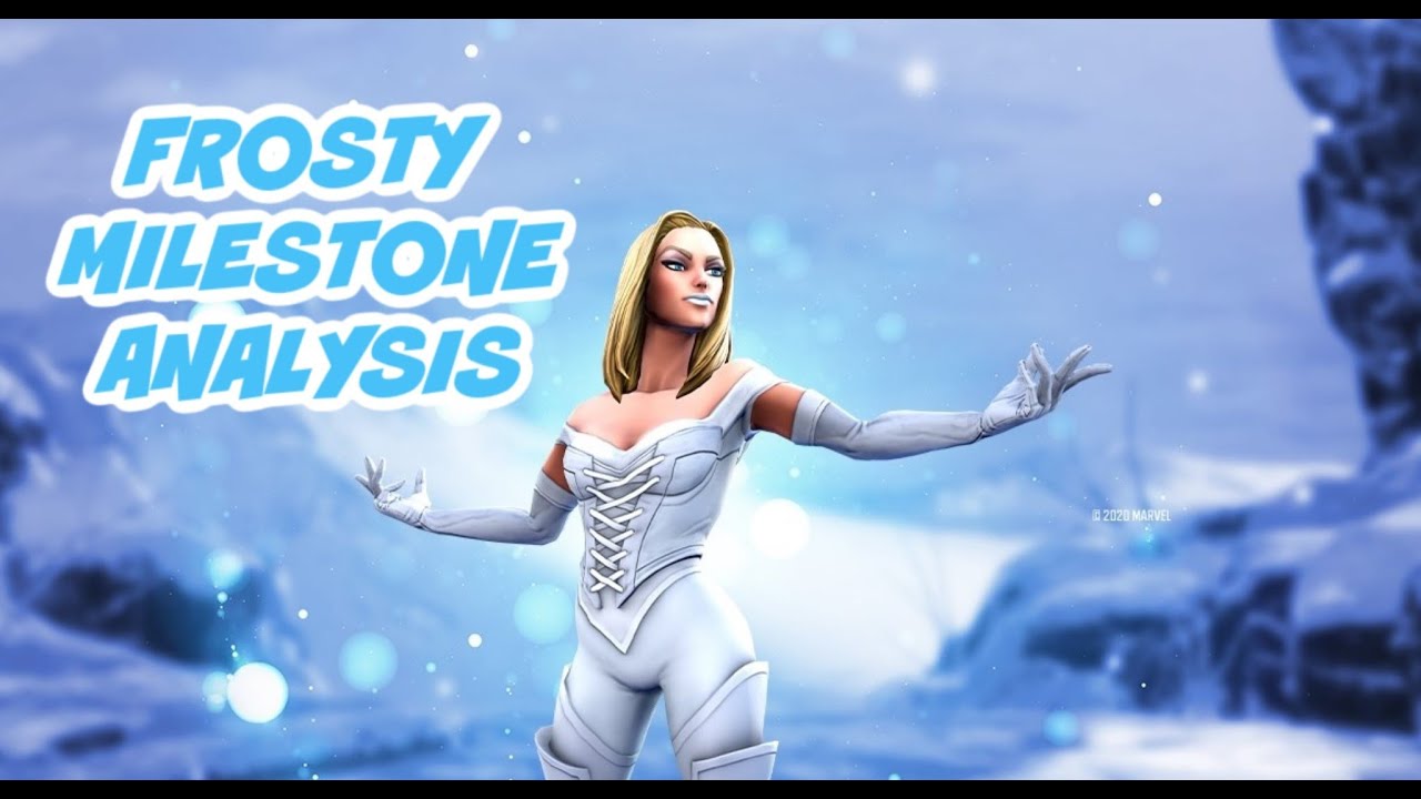 Marvel Strike Force Emma Frost Milestone Analysis YouTube