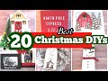 20  BEST CHRISTMAS DOLLAR TREE DECOR DIYS | EASY TO MAKE DOLLAR TREE CHRISTMAS DECORATIONS !