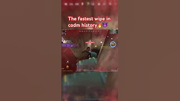 The fastest wipe in codm history 🐐😈🔥 #codm #ipadpro120hz #codmnigeria #codhandcam