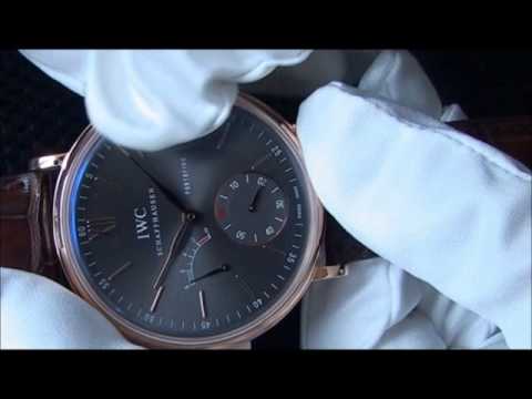 IWC Portofino Remontage Manuel 8 jours