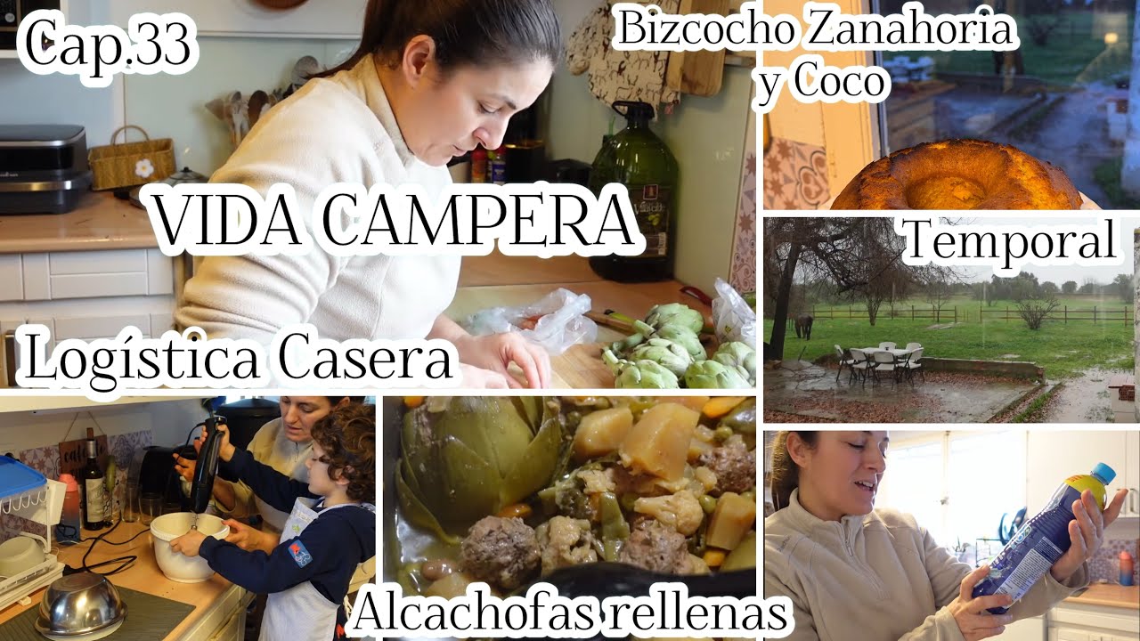 Vlog/VIDA CAMPERA/Organizacion FAMILIA NUMEROSA/ Repostería Casera/GUISO Tradicional/Disfrutabox
