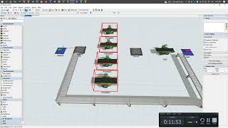 Flexsim simulation model sample 01