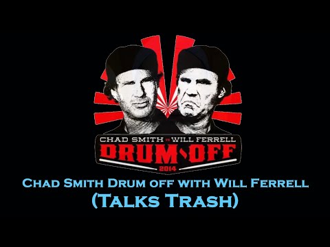 Chad Smith Drum Off With Will Ferrell (Talks Trash)!!