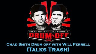 Chad Smith Drum Off With Will Ferrell (Talks Trash)!!