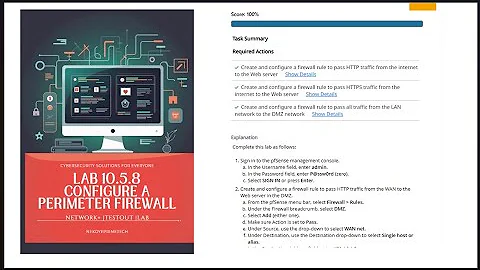 Networking + || Lab 10.5.8 Configure a Firewall Perimeter