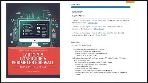Lab 10.5.8 Configure a Firewall Perimeter