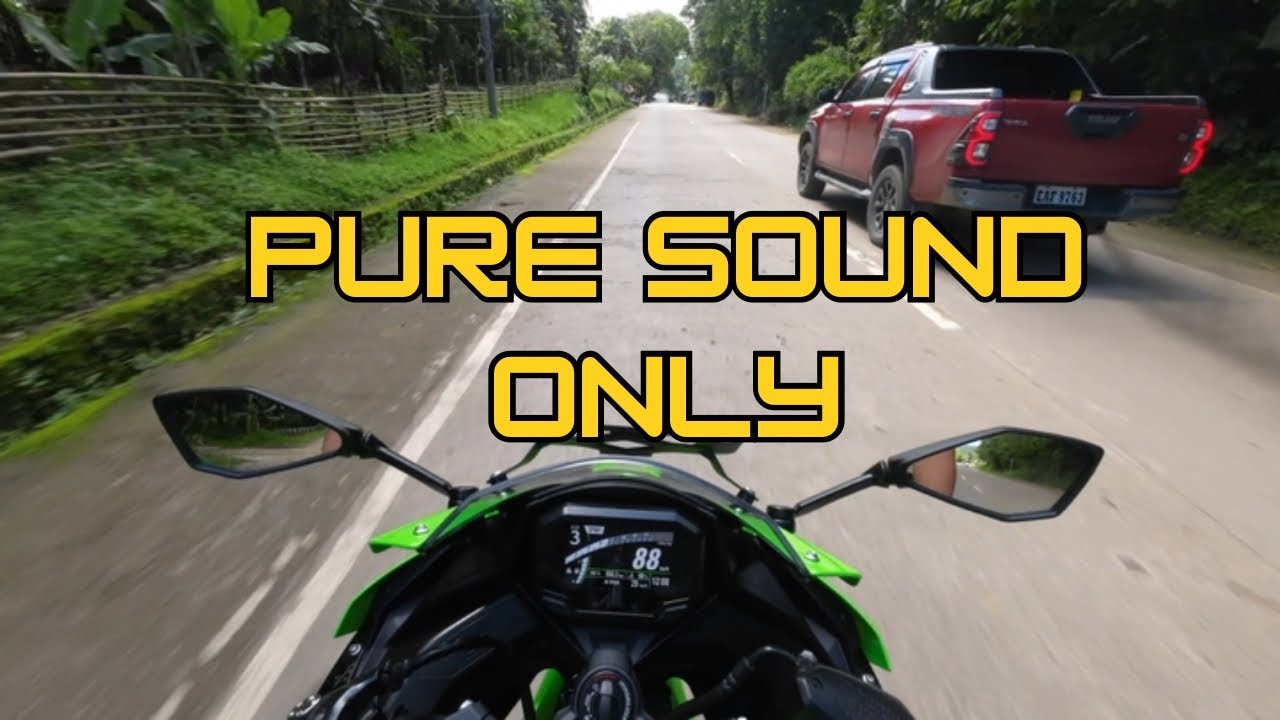 KAWASAKI NINJA ZX4RR SOUND ONLY NO COMMENTARY PURE JOY