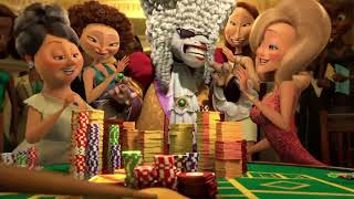 DreamWorks Madagascar en Español Latino | La Escena del Casino | Los Fugitivos | Dibujos Animados